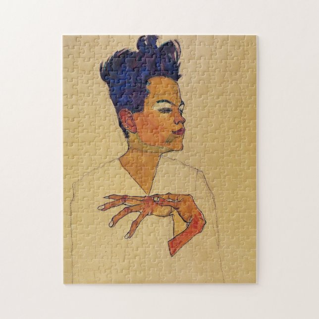 Puzzle Autorretrato de Egon Schiele (Vertical)