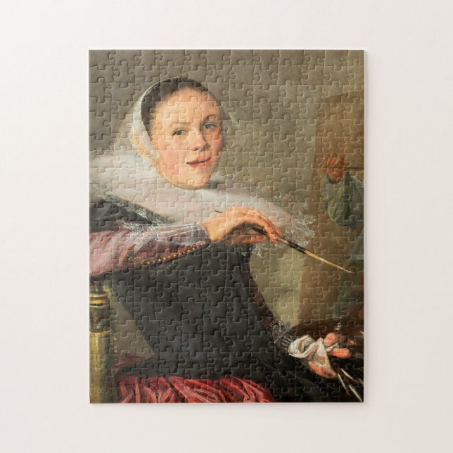 Puzzle Autorretrato de Judith Leyster (Vertical)