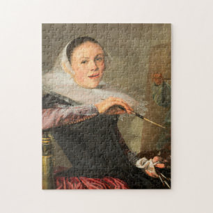 Puzzle Autorretrato de la artista femenina Judith Leyster