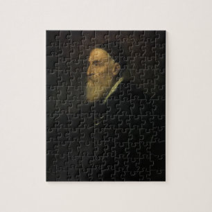Puzzle Autorretrato de Tiziano, Arte Renacentista Antiguo