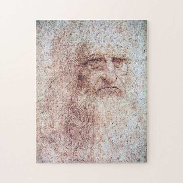 Puzzle Autorretrato, Leonardo da Vinci (Vertical)