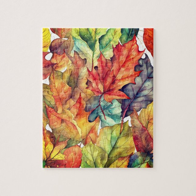 Puzzle Autumn Leaveas (Vertical)