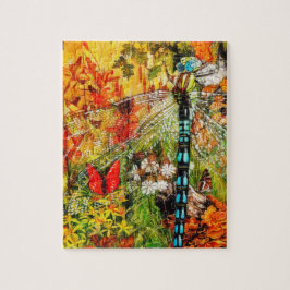 Puzzle Autumn Wild Forest Dragon Fly