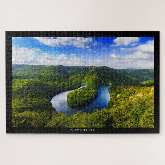 Puzzle AUVERGNE - Méandre de Colille (Horizontal)
