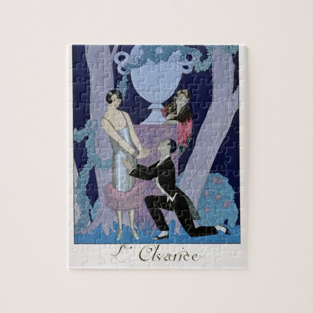 Puzzle Avarice, 1924 (impresión del pochoir) (Vertical)