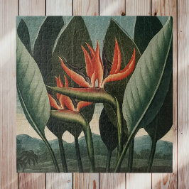 Puzzle Ave del Paraíso Templo de la Vintage de la Flora B