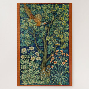 Puzzle Ave faisán en un árbol (por William Morris)
