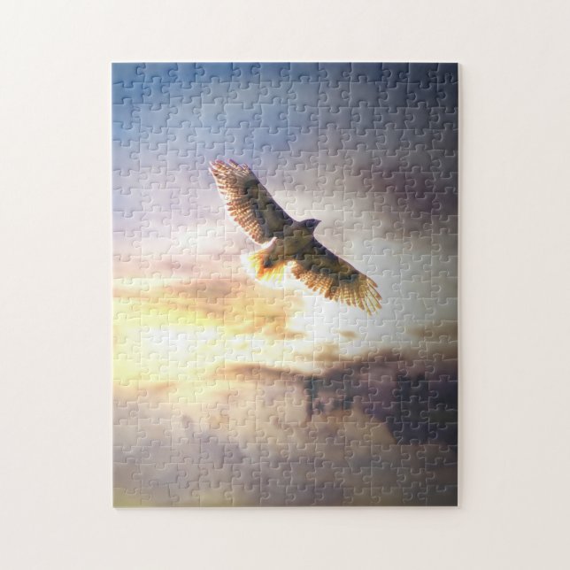 Puzzle Ave Hawk libre Suroeste (Vertical)
