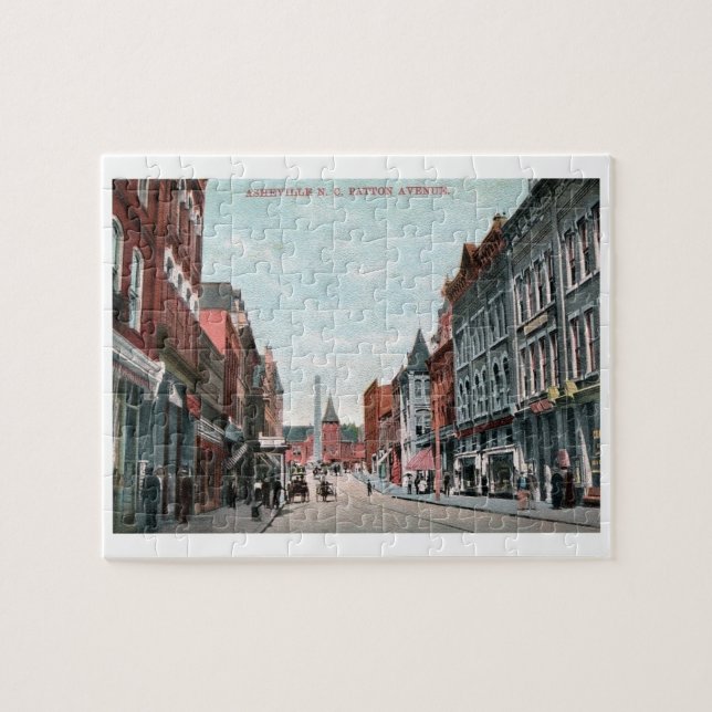 Puzzle Ave. Patton, Asheville, Antigua Carolina del Norte (Horizontal)