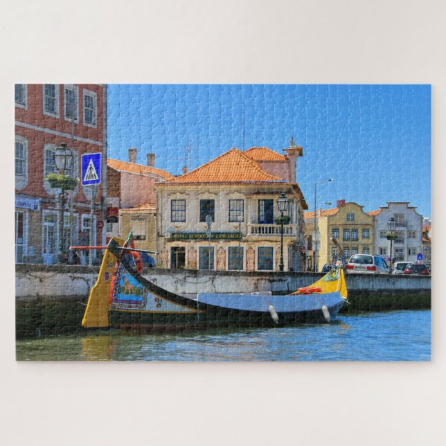 Puzzle Aveiro y barco, Portugal (Horizontal)