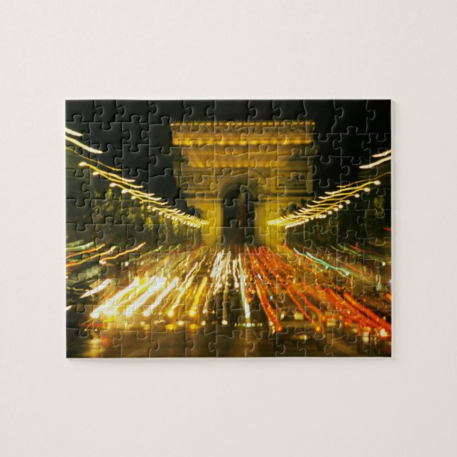 Puzzle Avenida de los Campos Elíseos, Arco de Triunfo, (Horizontal)