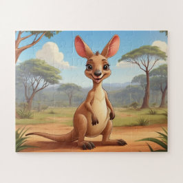 Puzzle Aventura australiana con poco canguro
