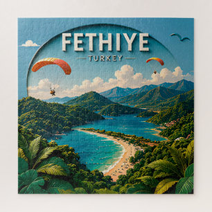 Puzzle Aventura costera de aguas turquesas de Fethiye Tur