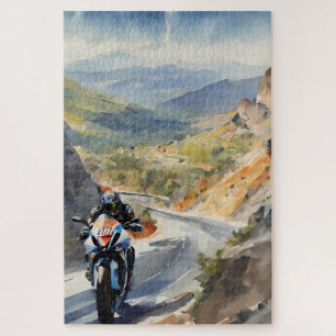 Puzzle Aventura de alta velocidad en el vibrante paisaje 