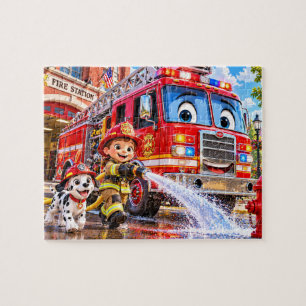Puzzle Aventura de Bombero
