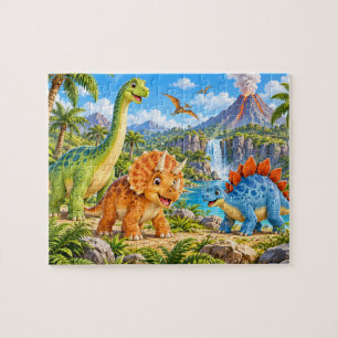 Puzzle Aventura de dinosaurios