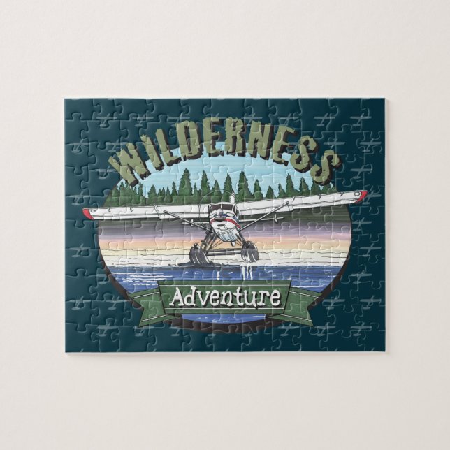 Puzzle Aventura de Floatplane Aviation Wilderness (Horizontal)