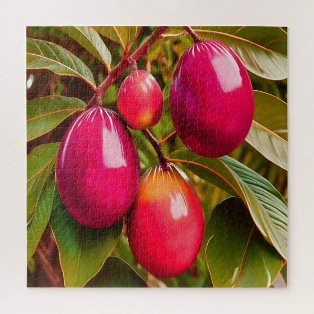 Puzzle Aventura de Frutas Tropicales Exuberantes (Vertical)