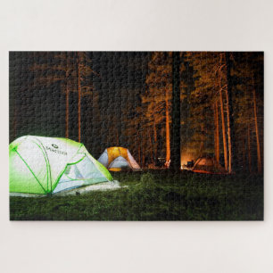 Puzzle Aventura de la naturaleza al aire libre de camping