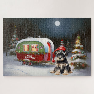Puzzle Aventura de Navidades de la Caravana Schnauzer