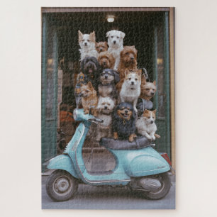 Puzzle Aventura de Vespa Puppy