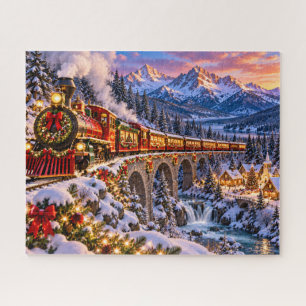 Puzzle Aventura del tren de Navidad
