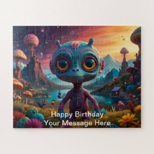 Puzzle Aventura extranjera en un bosque de champiñones