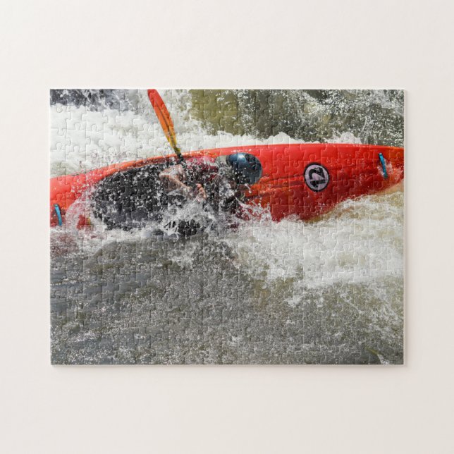 Puzzle Aventura Kayak de Agua Blanca - 11 x 14 (Horizontal)