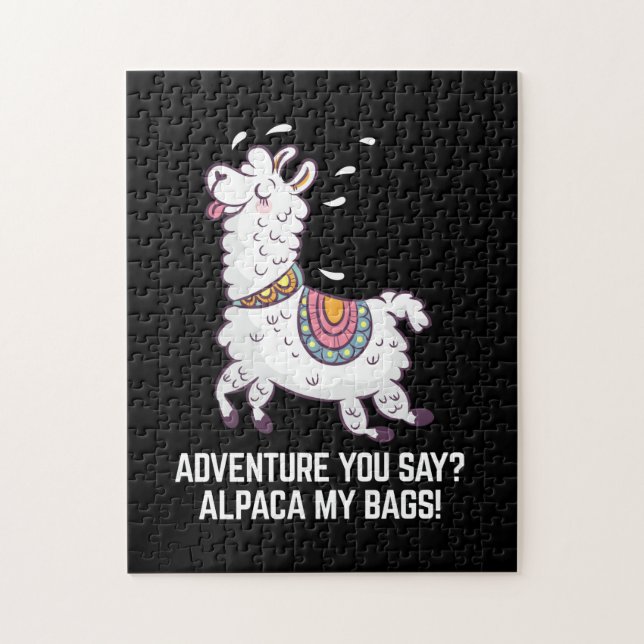 Puzzle ¿Aventura que dices? Alpaca My Bags (Vertical)