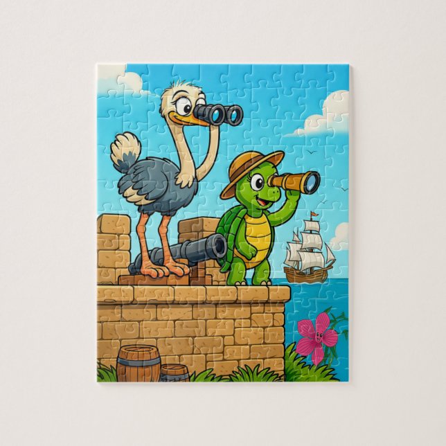 Puzzle Aventuras de Nae Nae y Lulu Explora un Rompecabeza (Vertical)