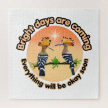 Aves abubillas de amanecer esperanzador – Días bri
