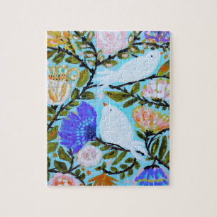 Puzzle Aves de amor dulces II