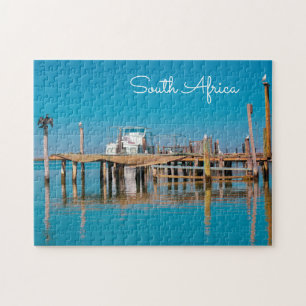 Puzzle Aves de barca costera Velddrif de Sudáfrica