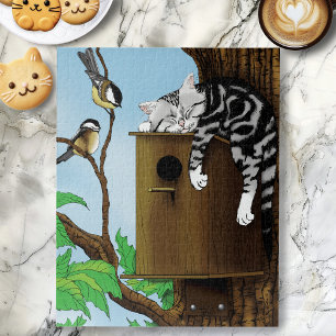 Puzzle Aves de caza de tabby