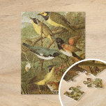 Puzzle Aves de Norteamérica | Gustav Mü tzel<br><div class="desc">Ilustracion del artista alemán Gustav Mü tzel del libro Die Nordamerikanische Vogelwelt (El mundo de las aves norteamericanas) de 1891. El libro describe cada una de las Aves Norteamericanas que Heinrich Nehrling se había encontrado o leído. El profesor Robert Ridgway de la Smithsonian Institution and National Museum de Washington, el...</div>