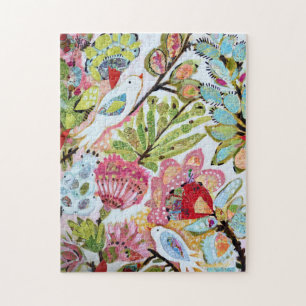 Puzzle Aves de papel II