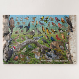 Puzzle Aves de patio trasero de Nueva Brunswick