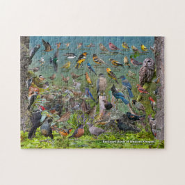 Puzzle Aves de patio trasero del Oregón occidental