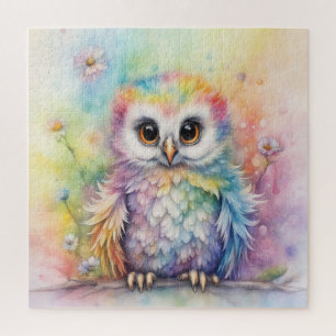 Puzzle Aves del Arcoiris Lechuzas 2