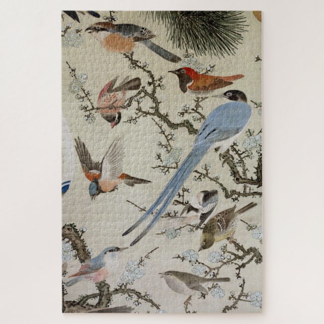 Puzzle Aves (detalle), Nakazumi Doun (Vertical)