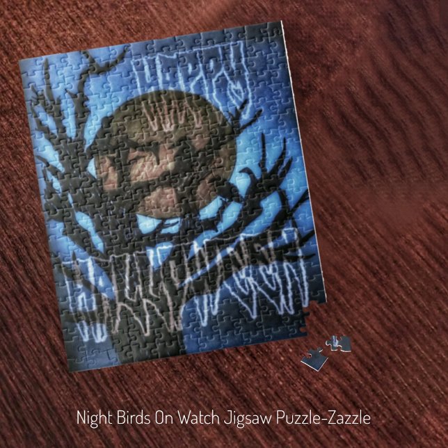 Puzzle Aves nocturnas vigiladas (Subido por el creador)