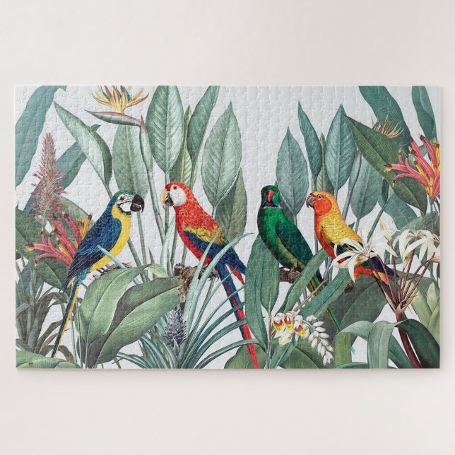 PUZZLE AVES TROPICALES (Horizontal)