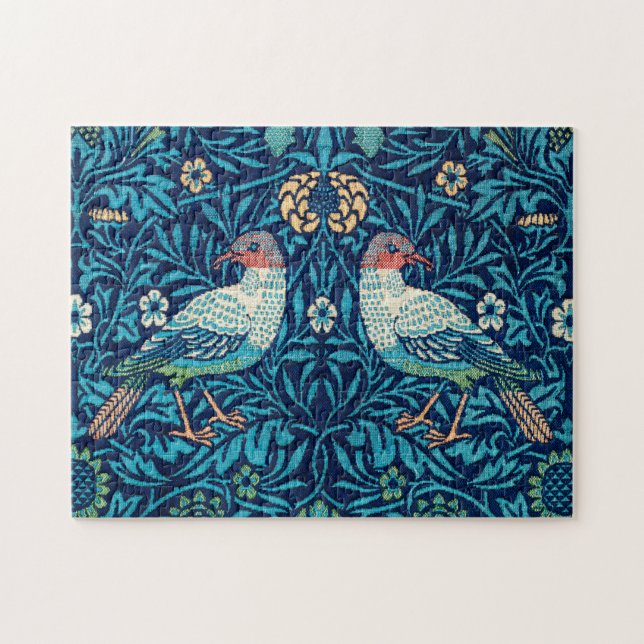 Puzzle Aves, William Morris (Horizontal)