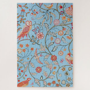 Puzzle Aves y flores, William Morris