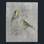 Puzzle Aviario silencioso | Pareja de aves<br><div class="desc">Esta acuarela tiene dos aves encaramadas en un árbol | Por Naomi McCavitt</div>