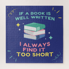 Puzzle Avid Reader I - Cita de Jane Austen