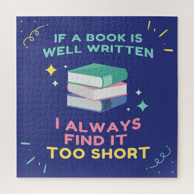 Puzzle Avid Reader I - Cita de Jane Austen (Vertical)