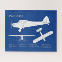 Avión Cub - Planos de planos del avión ABD