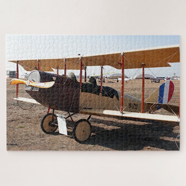 Puzzle Avión Curtiss Jenny Biplane (Horizontal)