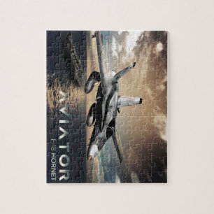 Puzzle Avión de combate del avispón F-18